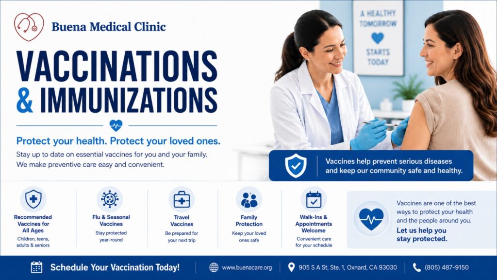 Vaccinations & Immunizations in Oxnard, CA: Protect Your Health and Your Family