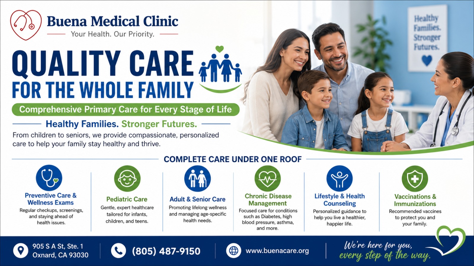 Family Health Care in Oxnard CA | Buena Medical Clinic
